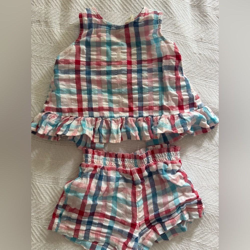 Tucker + Tate Baby Girl Plaid Set - 12 M